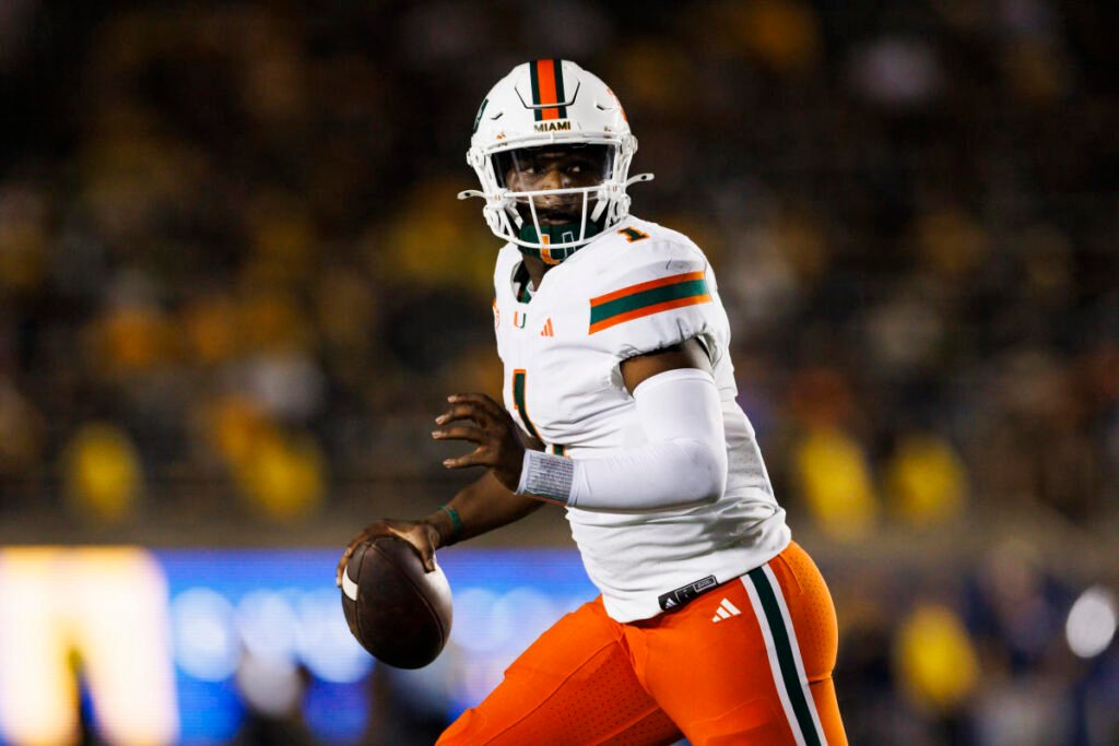 College football Week 8 scores, games, updates: Miami vs. Louisville, Nebraska vs. Indiana, and more